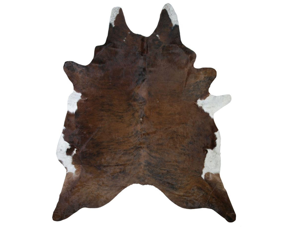 Exotic Cowhide Rug with White Belly